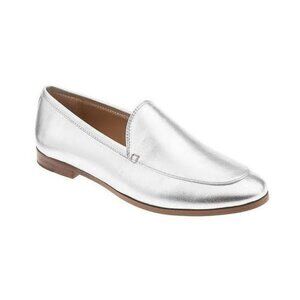 5/$100 SALE - Banana Republic Silver Leather Demi Loafers‎